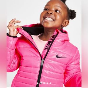Kids Nike puffer jacket! Hot pink